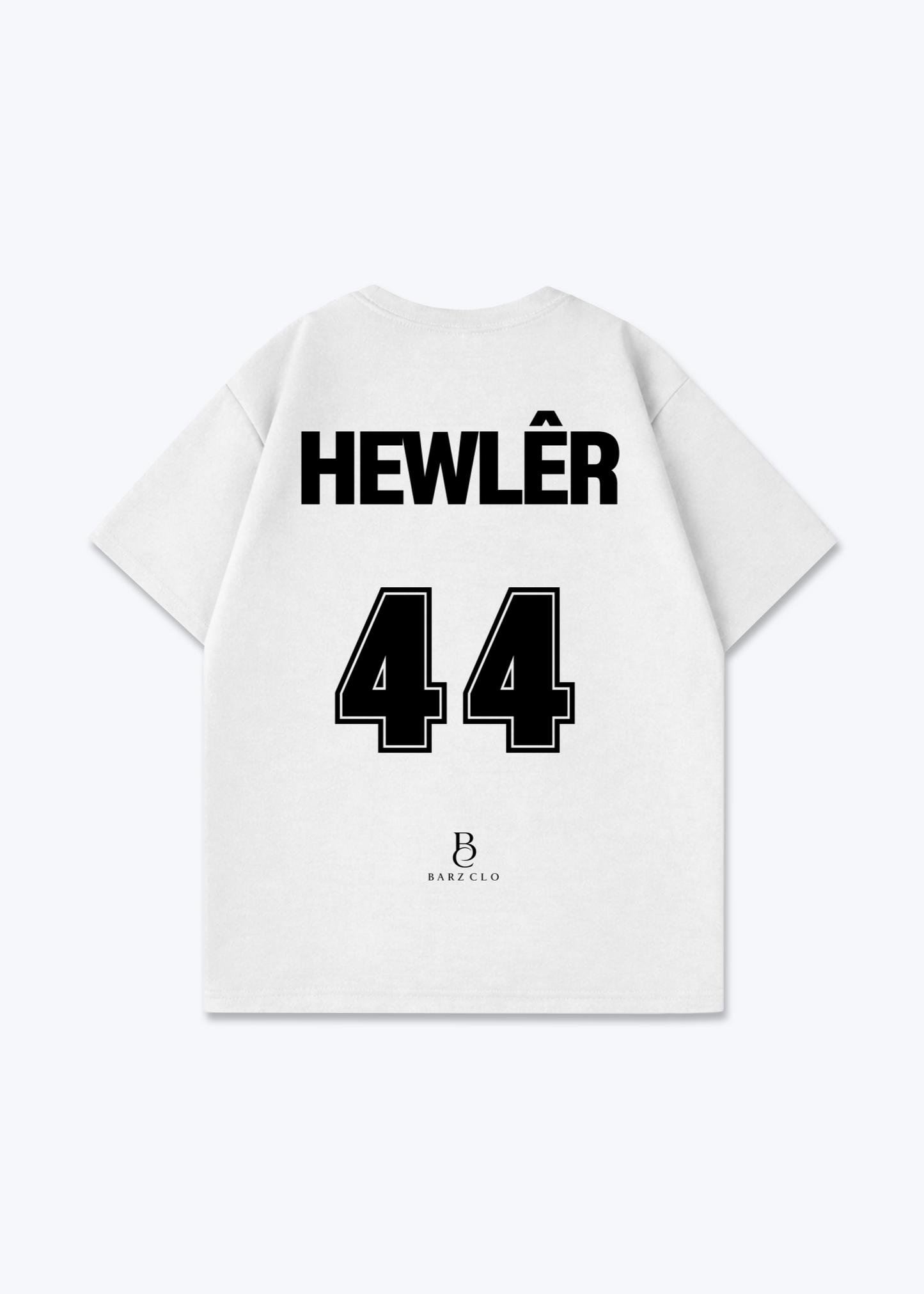 Hewler 44 Oversized Shirt - White Back (Designed)