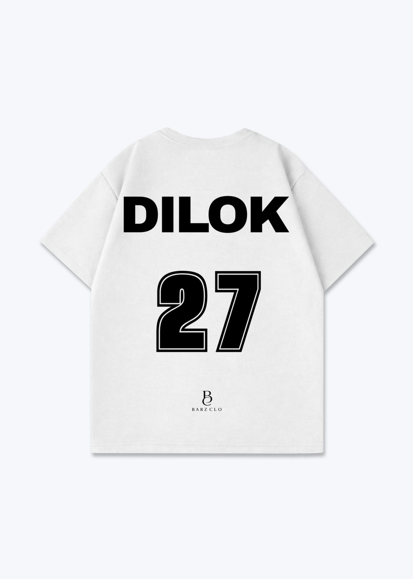 Dilok 27 Oversized Shirt - White Back (Designed)
