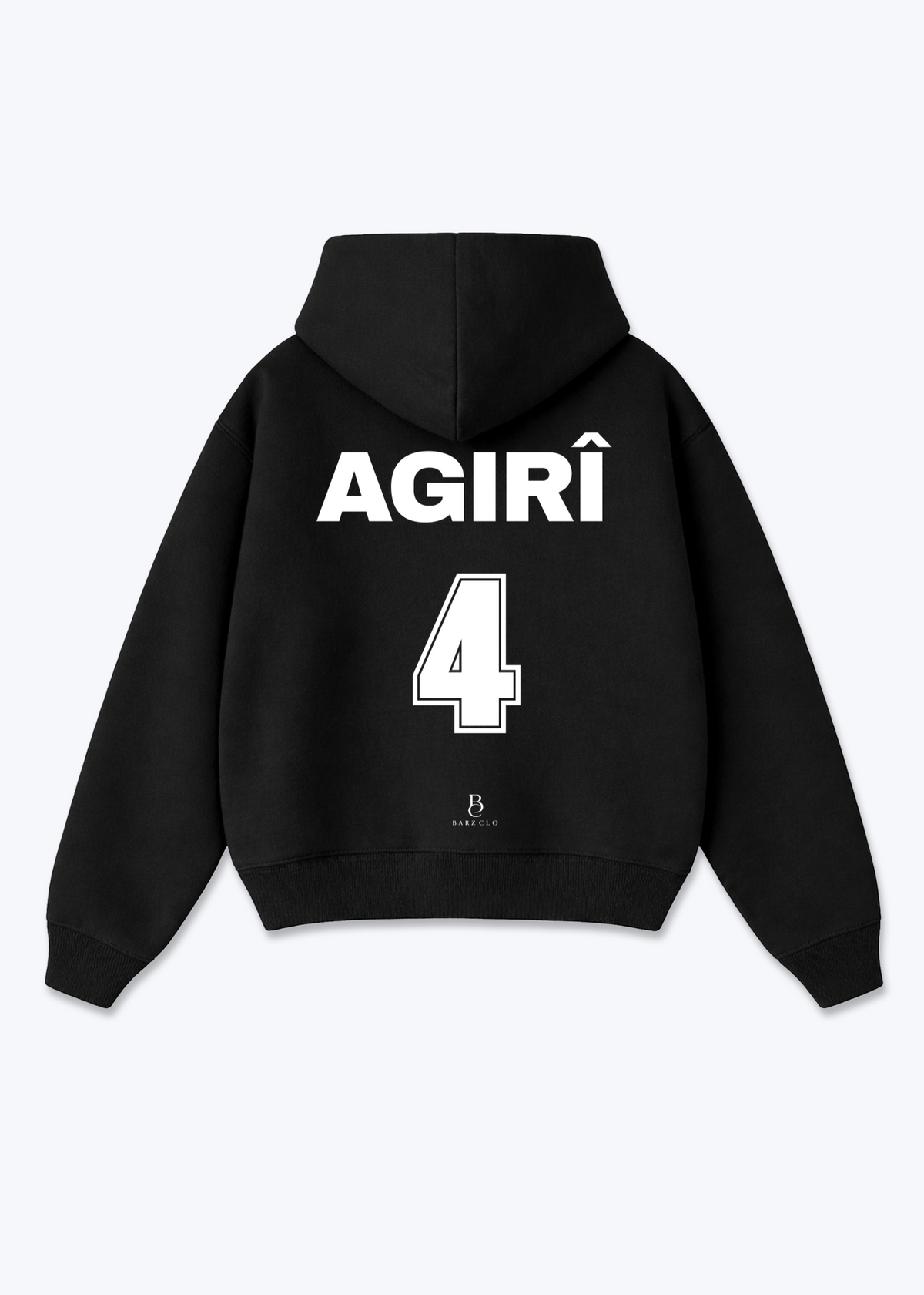 Oversized Hoodie - Black Back (Designed)