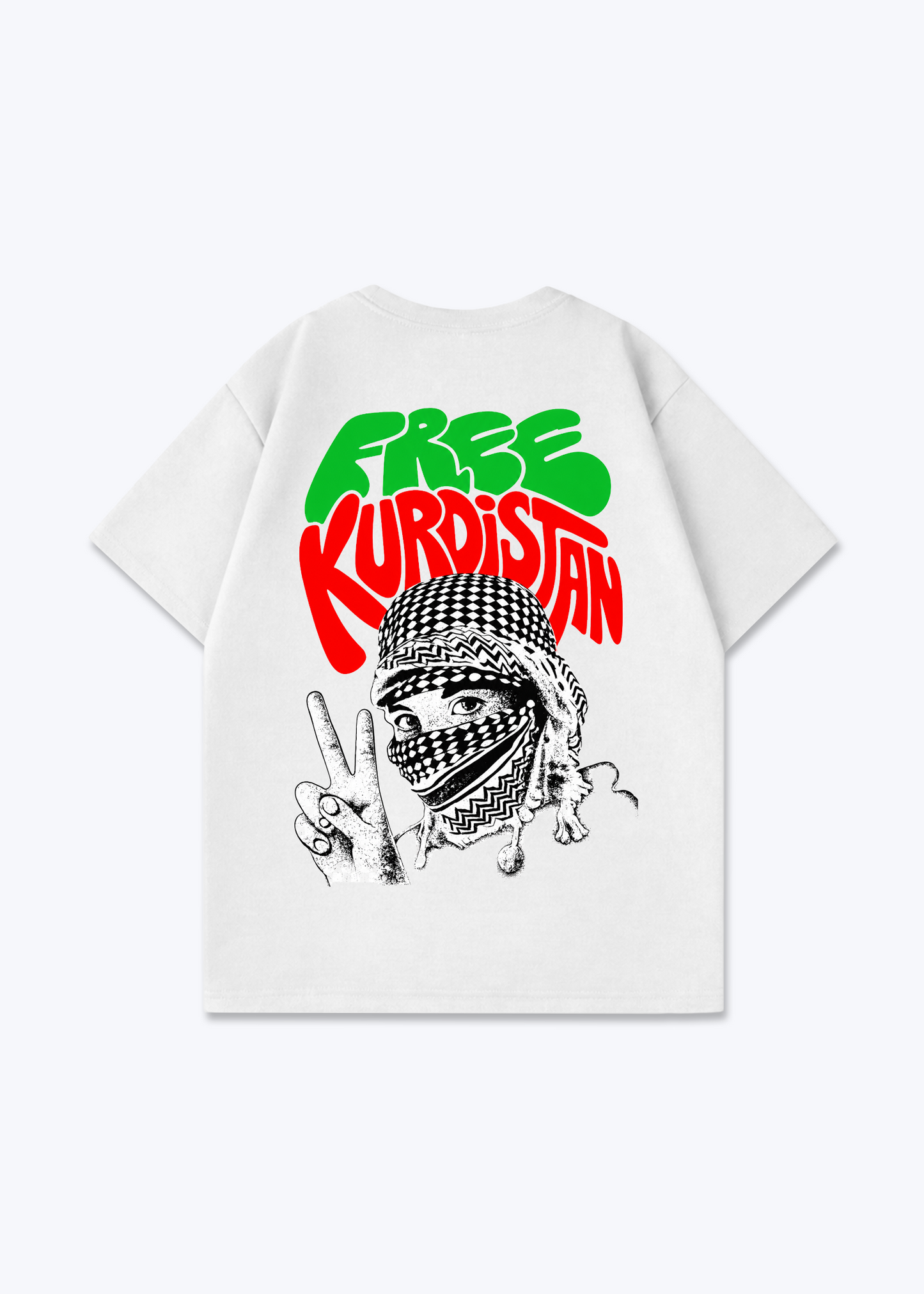 Free Kurdistan Jin Oversized Shirt