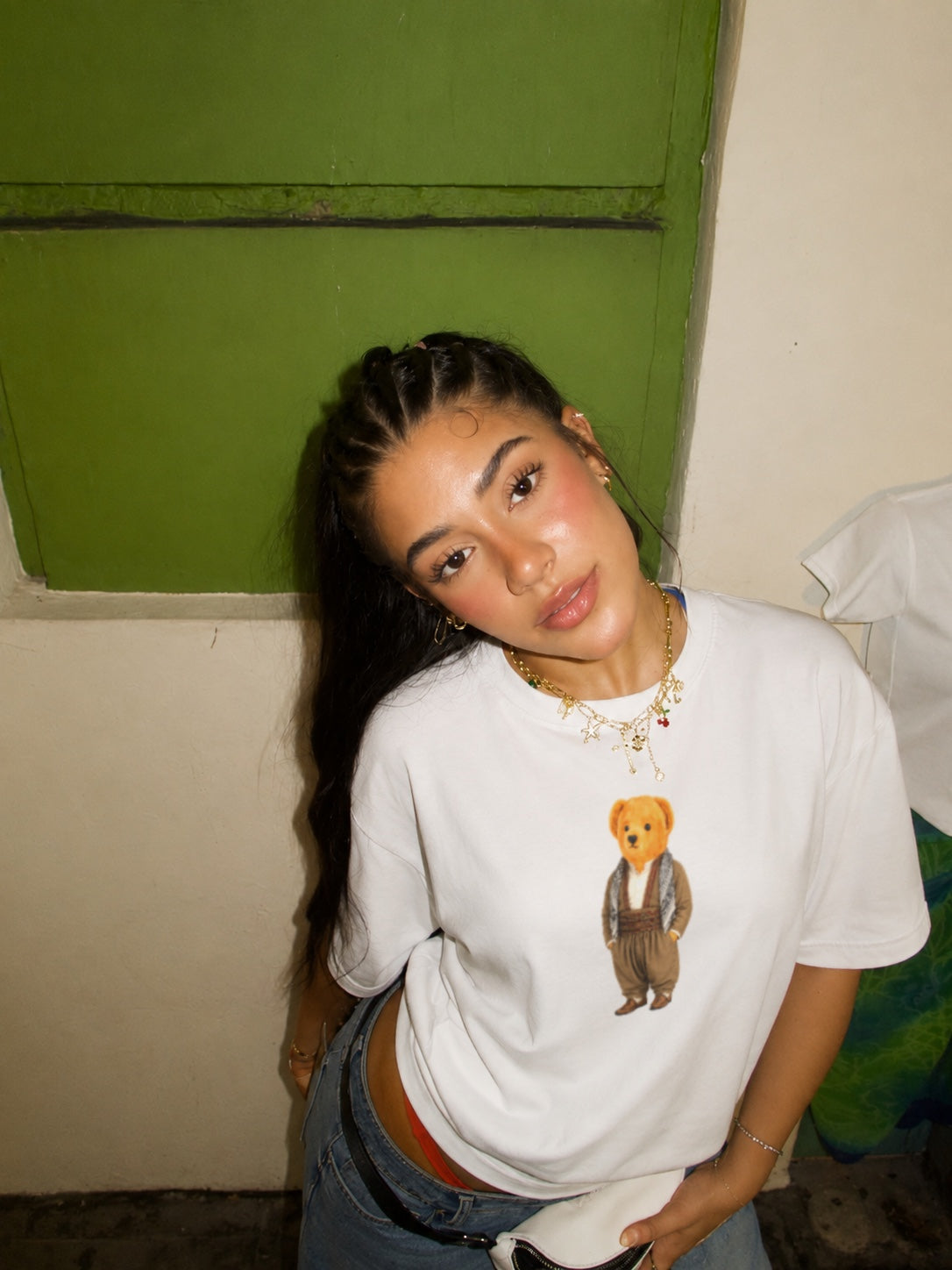 Kurdish Bear brown Oversized Shirt