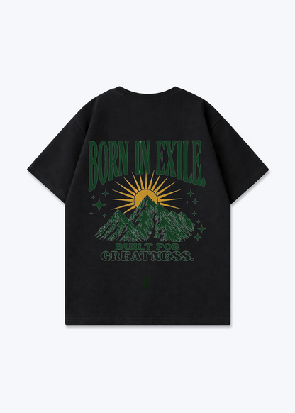 Born in Exile Oversized Shirt - Black Back (Designed)