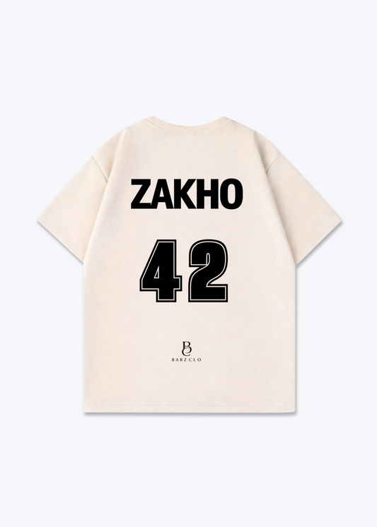 Zakho 42 Oversized Shirt - Beige Back (Designed)