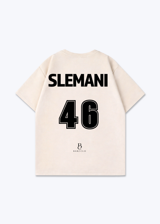 Slemani 46 Oversized Shirt - Beige Back (Designed)