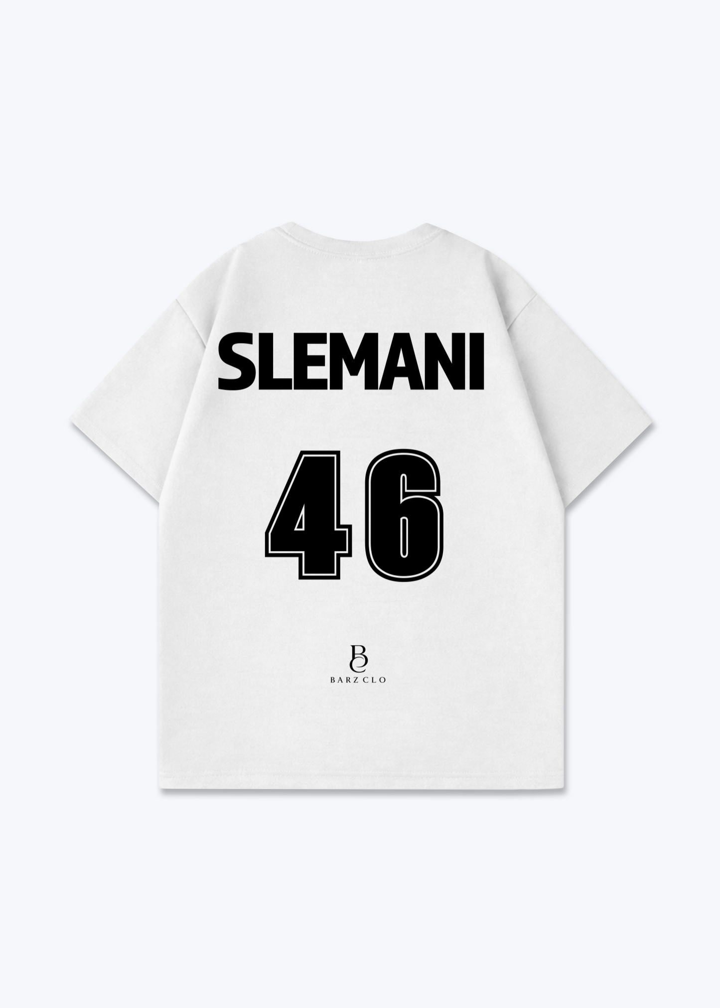 Slemani 46 Oversized Shirt - White Back (Designed)