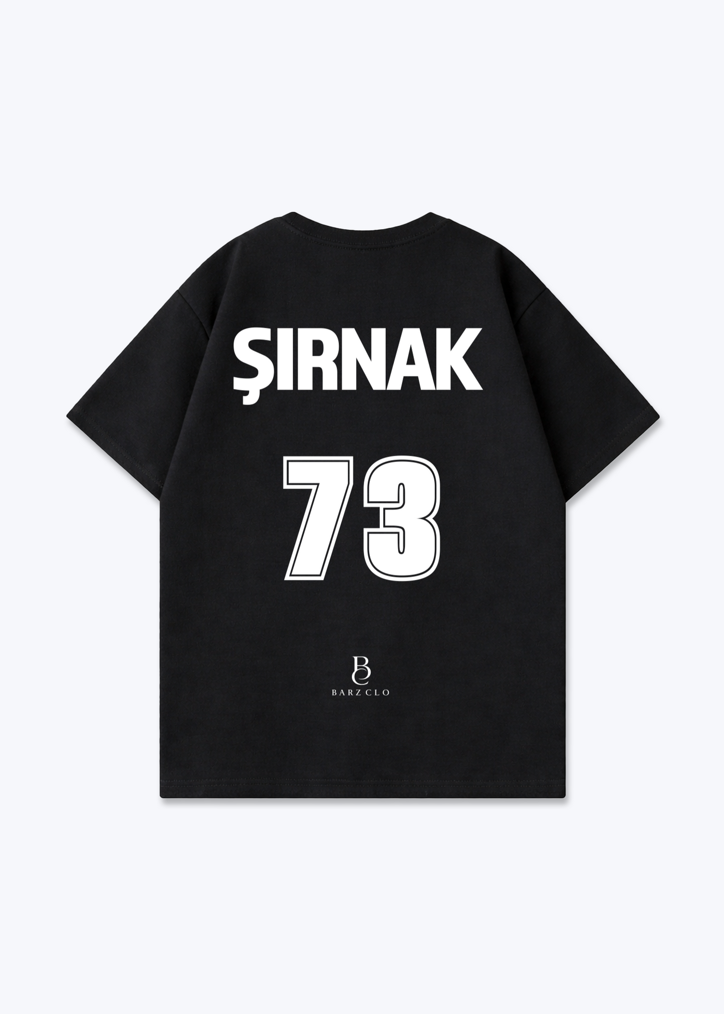 Sirnak 73 Oversized Shirt - Black Back (Designed)