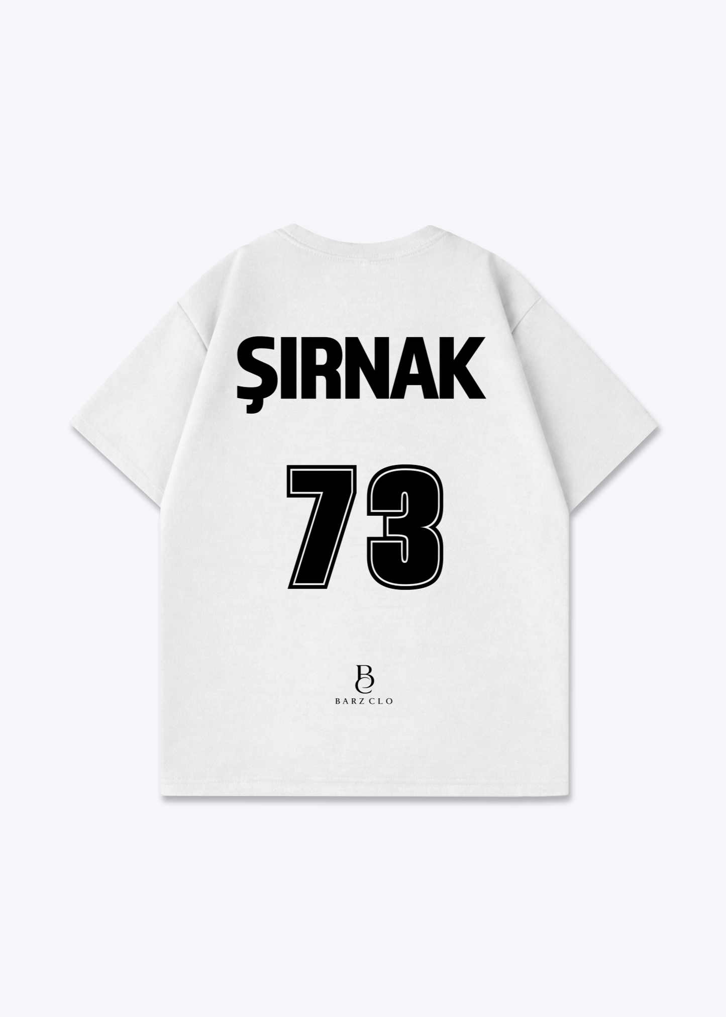 Sirnak 73 Oversized Shirt - White Back (Designed)