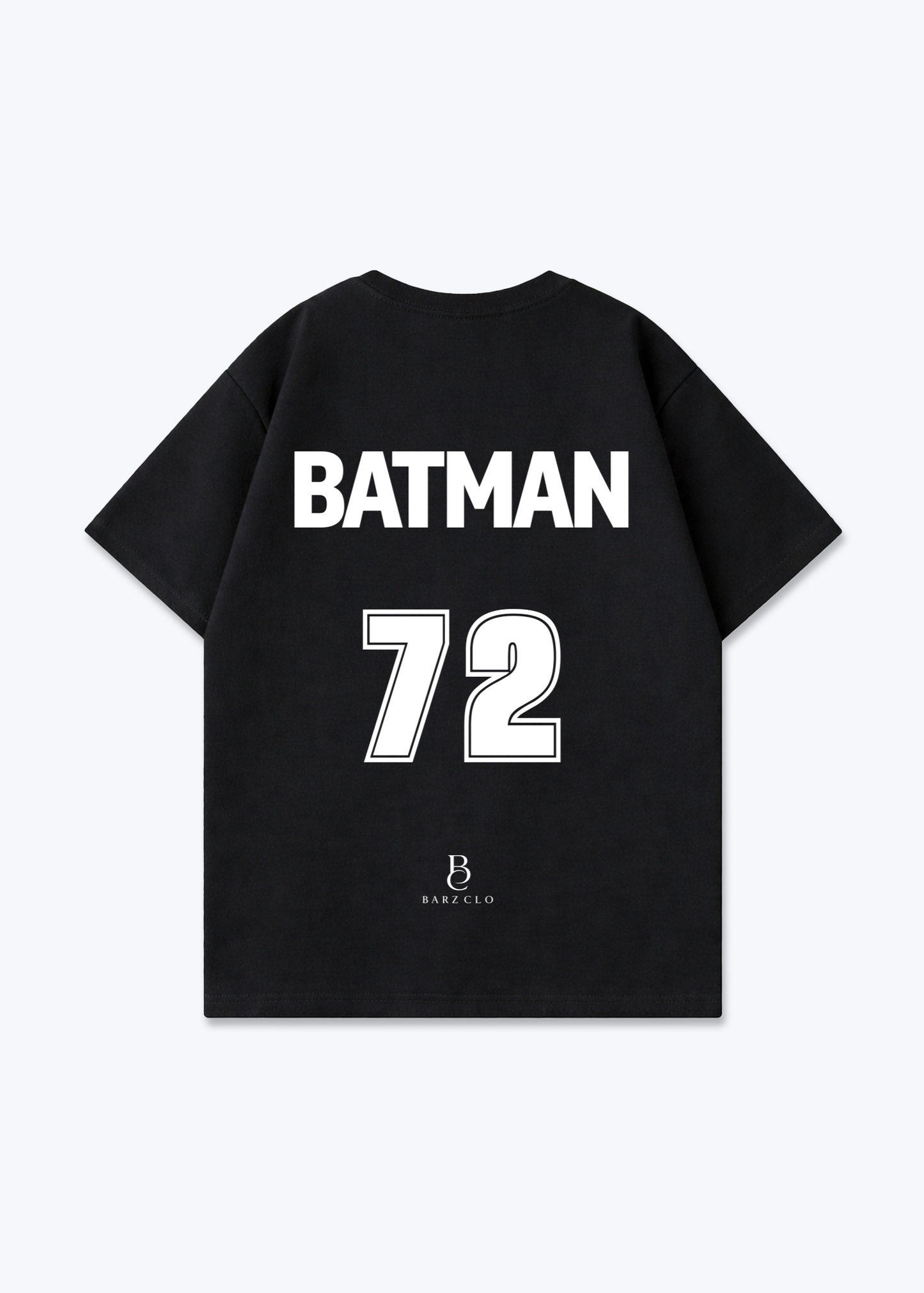 Batman 72 Oversized Shirt - Black Back (Designed)