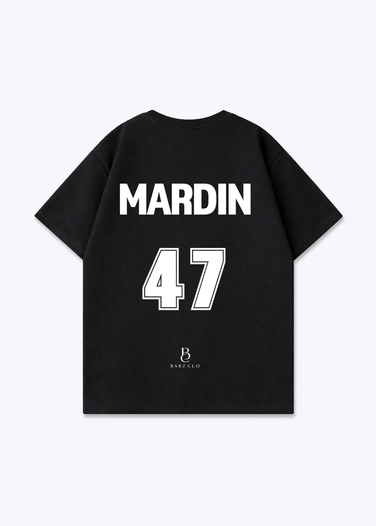 Mardin 47 Oversized Shirt - Black Back (Designed)