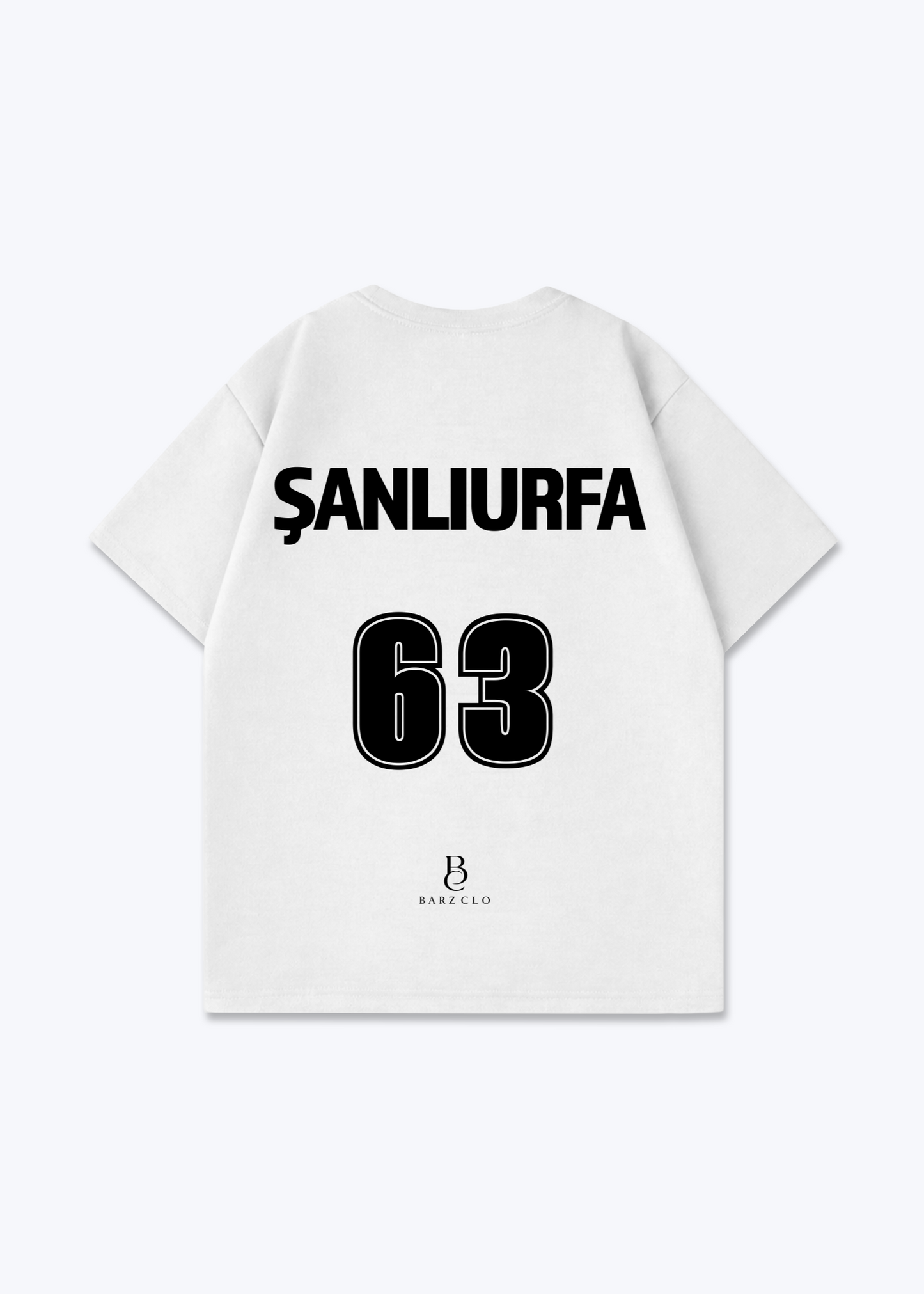 Sanliurfa 63 Oversized Shirt - White Back (Designed)