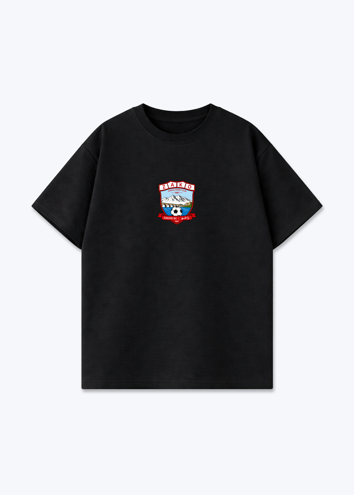 Zahko SC Oversized Shirt - Black Front (Designed)