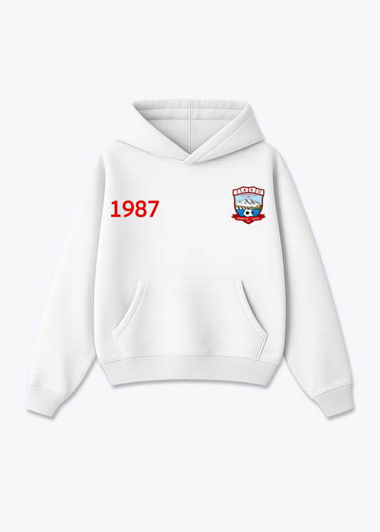 Zahko 1987 Oversized Hoodie - White Front (Designed)
