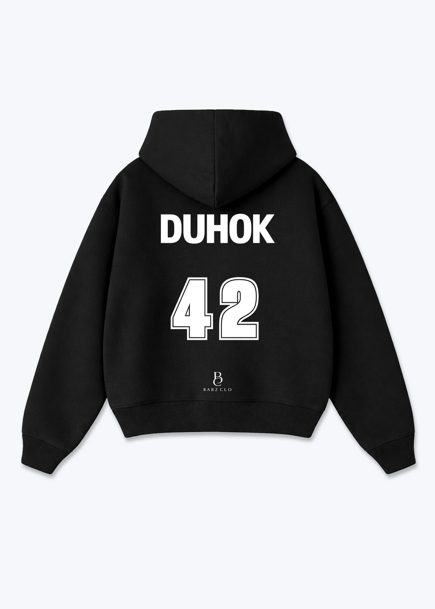 Duhok 42 Oversized Hoodie - Black Back (Designed)