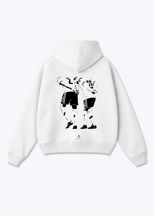 Govend Spieler Oversized Hoodie - White Back (Designed)