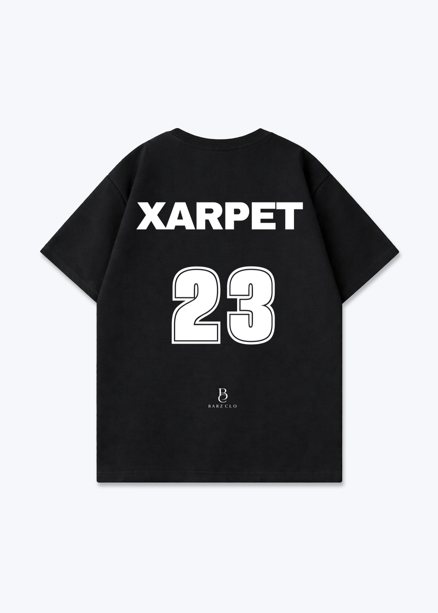 Xarpet 23 Oversized Shirt - Black Back (Designed)