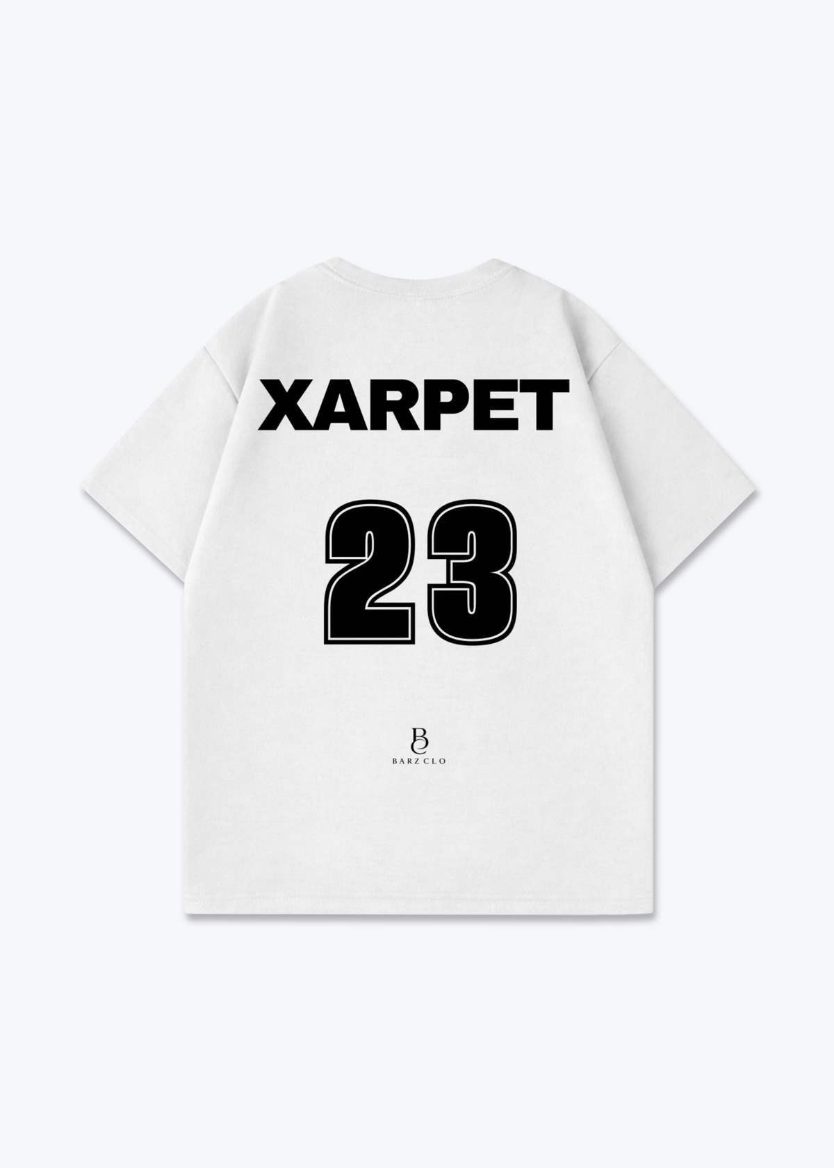 Xarpet 23 Oversized Shirt - White Back (Designed)