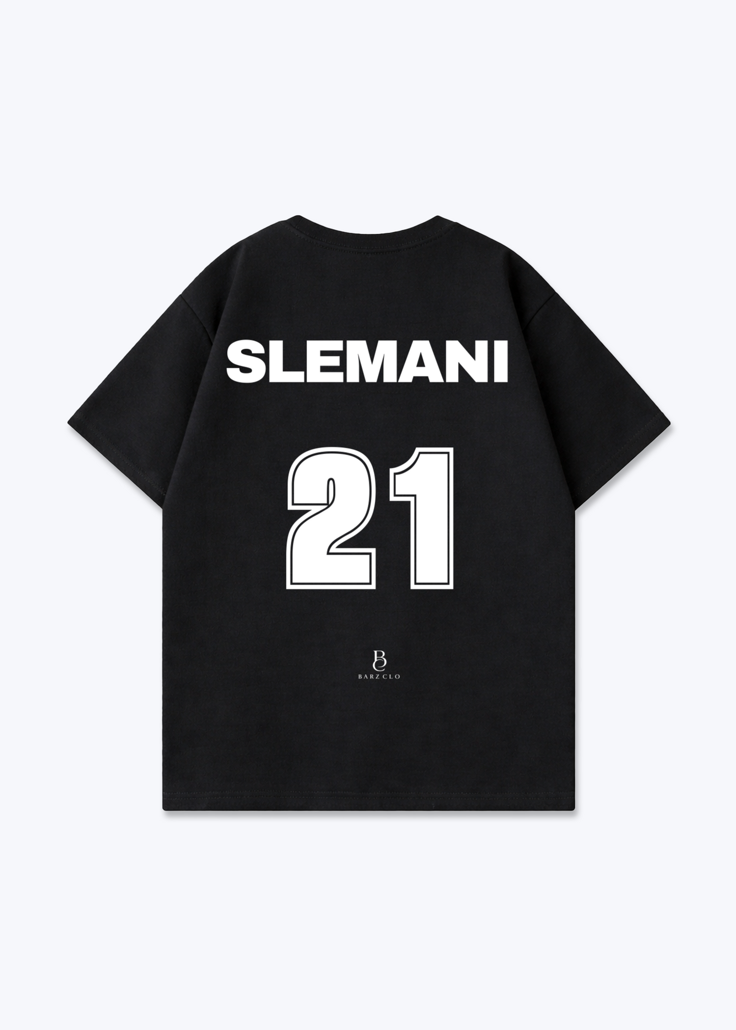 Slemani 21 Oversized Shirt - Black Back (Designed)