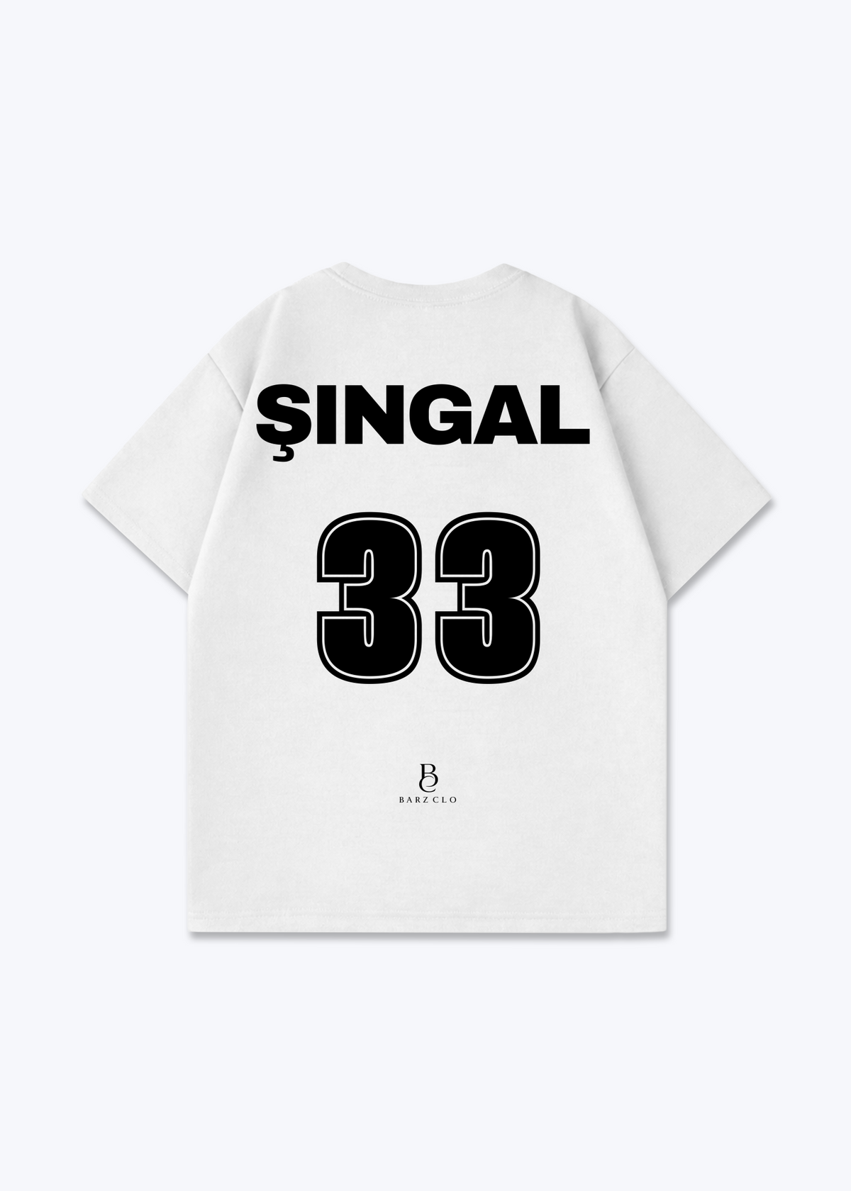 Singal 33 Oversized Shirt - White Back (Designed)