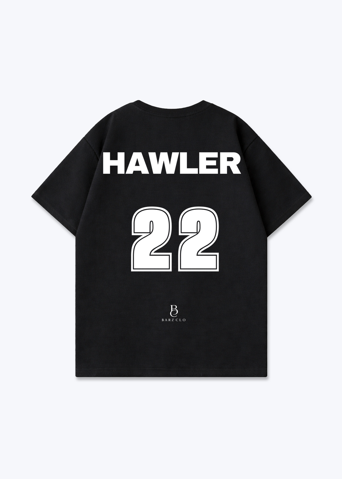 Hawler 22 Oversized Shirt - Black Back (Designed)