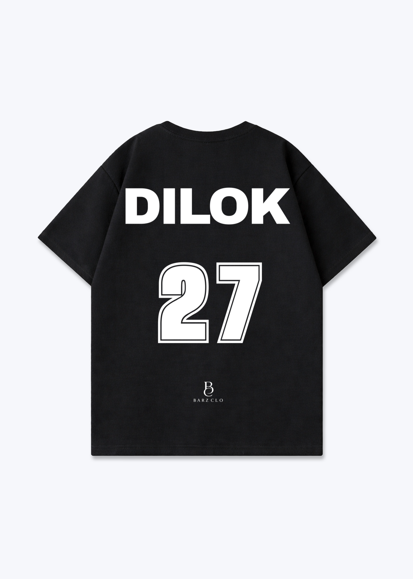 Dilok 27 Oversized Shirt - Black Back (Designed)