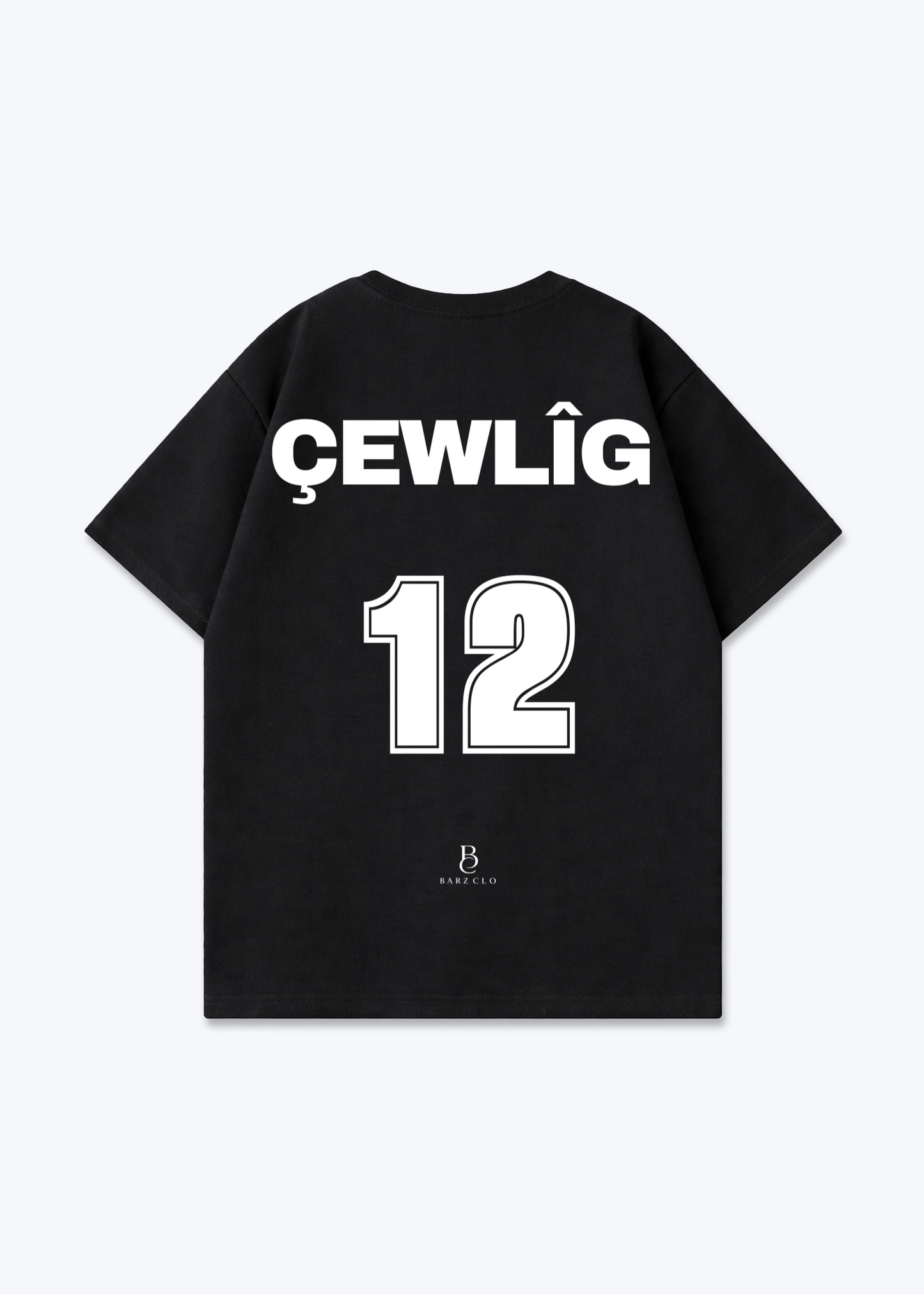 Cewlig 12 Oversized Shirt - Black Back (Designed)