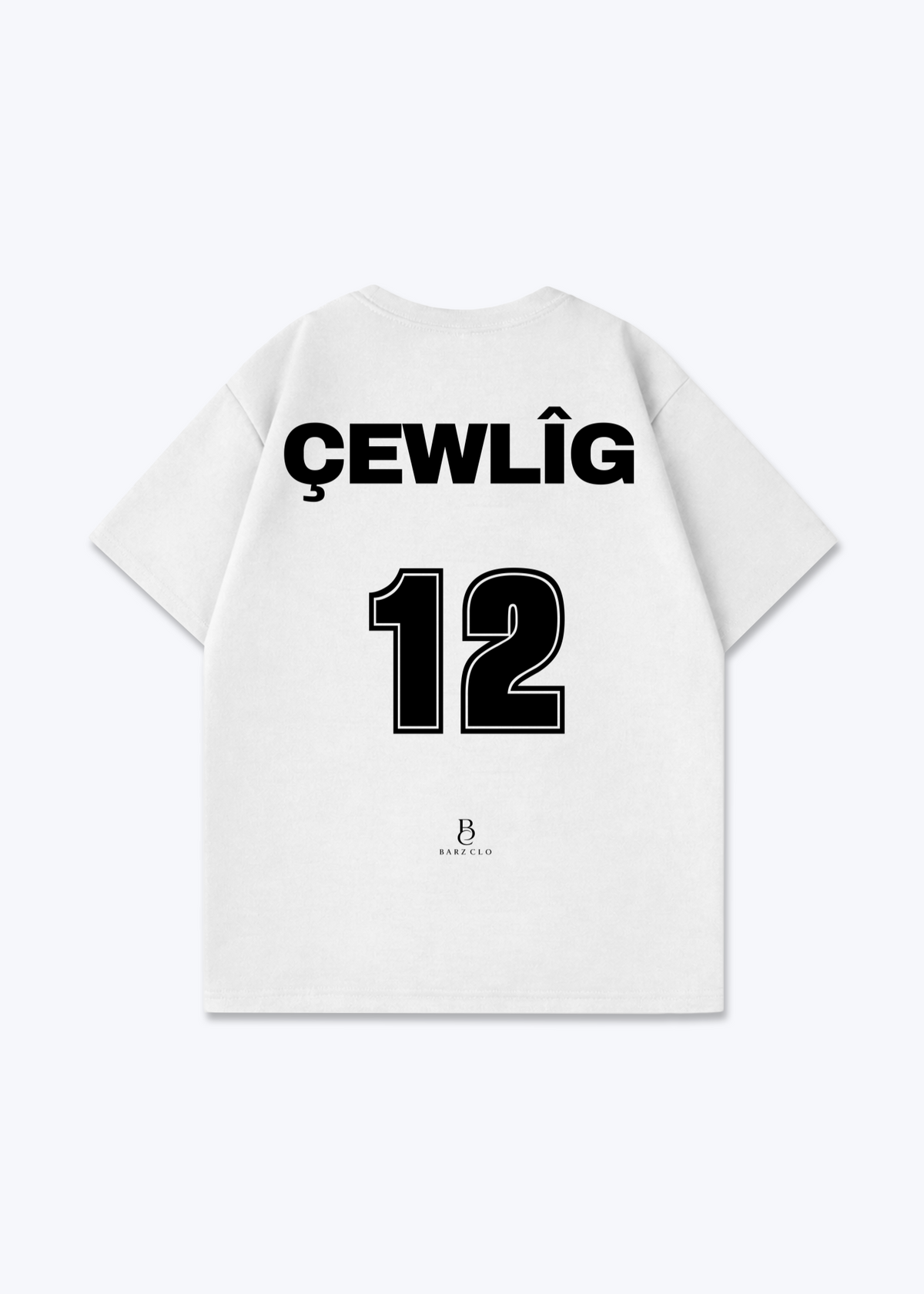 Cewlig 12 Oversized Shirt - White Back (Designed)