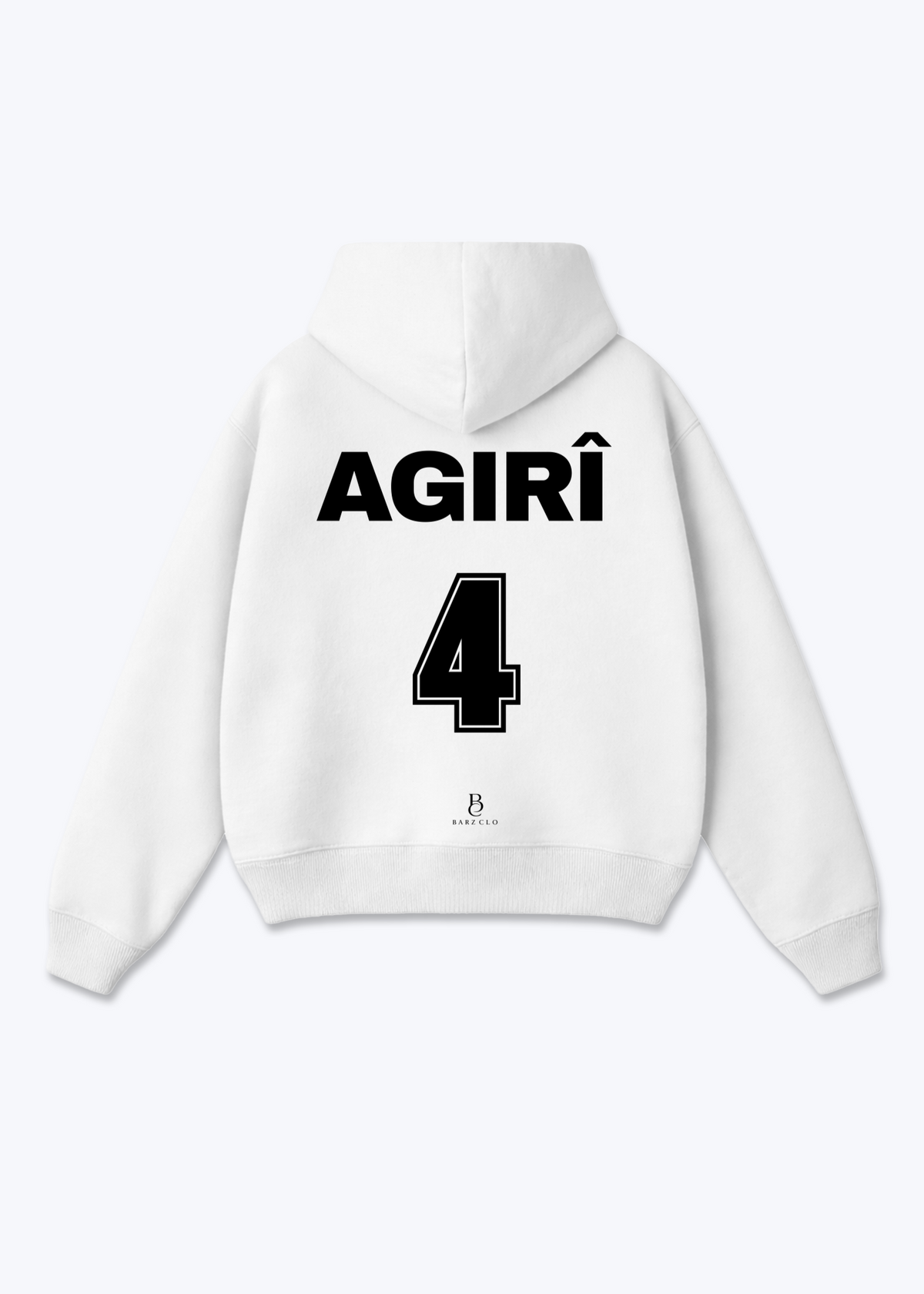Oversized Hoodie - White Back (Designed)