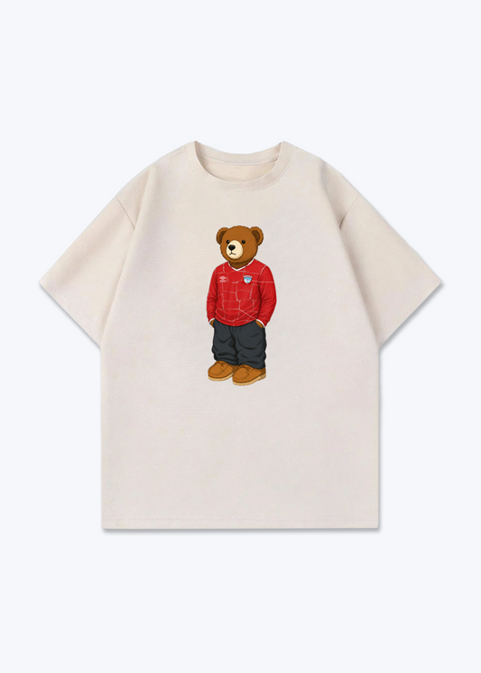 Zakho Bär Oversized Shirt - Beige Front (Designed)