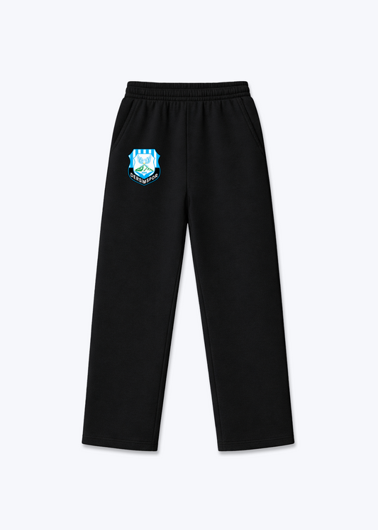 Dersimspor Trackpants(open leg jogger) - Black Front (Designed)