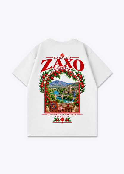 Zaxo Gateway Oversized Shirt - White Back (Designed)