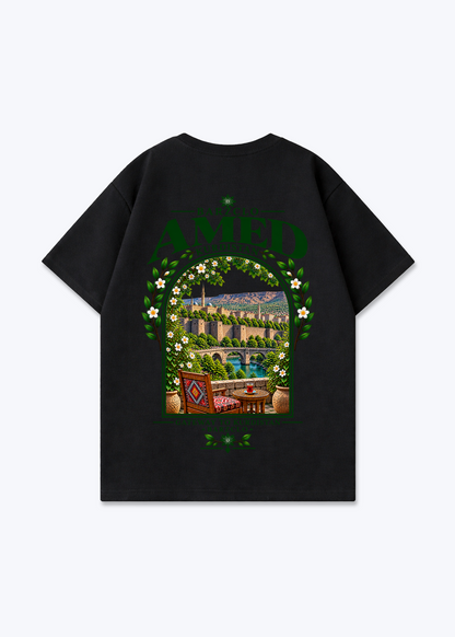 Amed Gateway Oversized Shirt - Black Back (Designed)