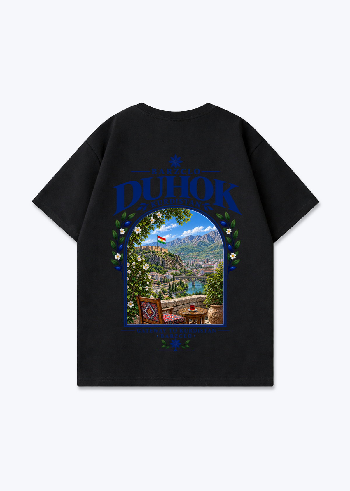 Duhok Gateway Oversized Shirt - Black Back (Designed)
