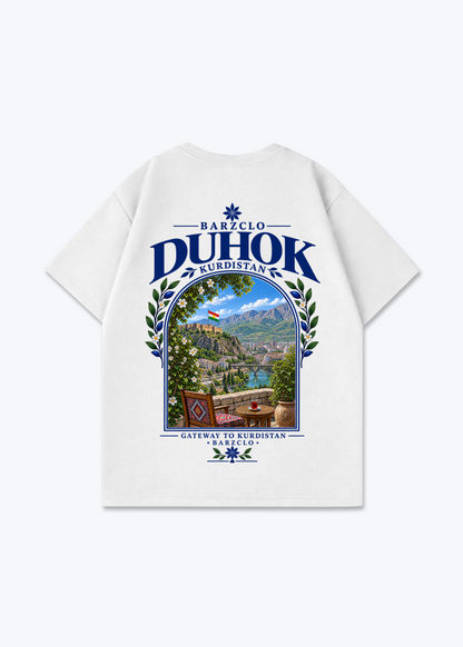 Duhok Gateway Oversized Shirt - White Back (Designed)