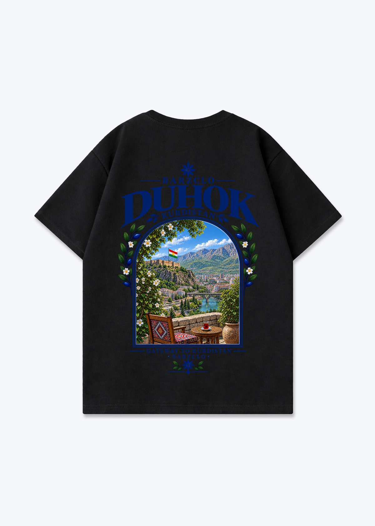 Duhok Gateway Oversized Shirt - Black Back (Designed)