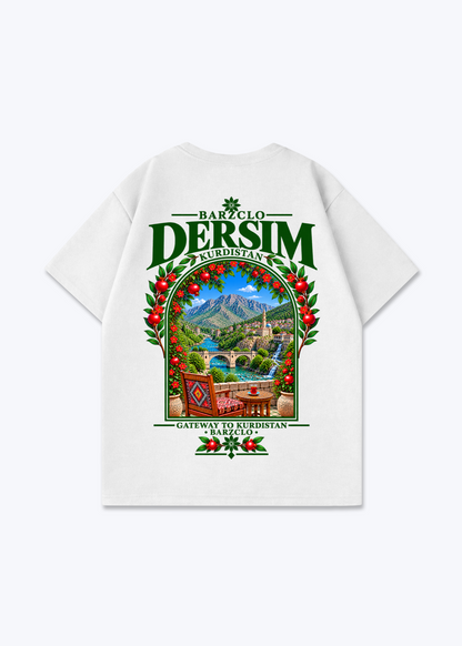 Dersim Gateway Oversized Shirt - White Back (Designed)