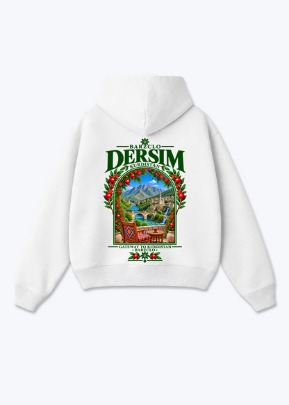 Dersim Gateway Oversized Hoodie - White Back (Designed)