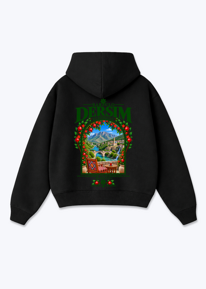Dersim Gateway Oversized Hoodie - Black Back (Designed)