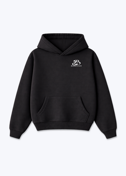 Slemani Gateway Oversized Hoodie - Black Front (Designed)