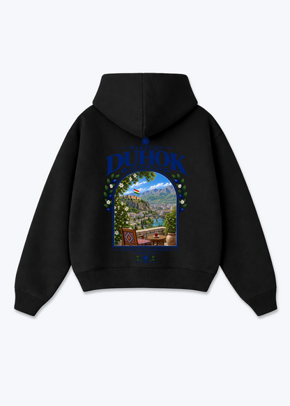 Duhok Gateway Oversized Hoodie - Black Back (Designed)
