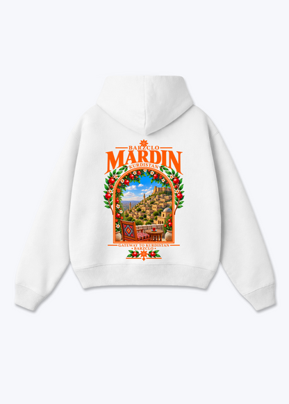 Mardin Gateway Oversized Hoodie - White Back (Designed)