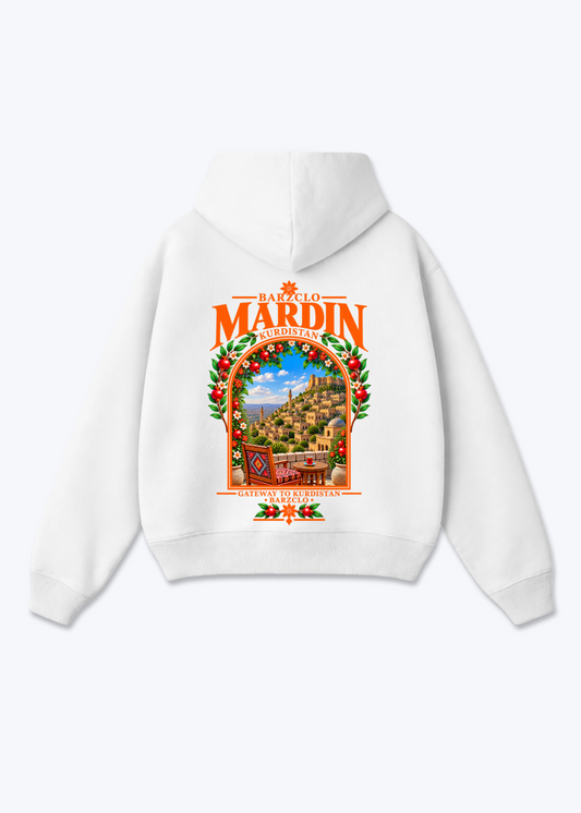 Mardin Gateway Oversized Hoodie - White Back (Designed)