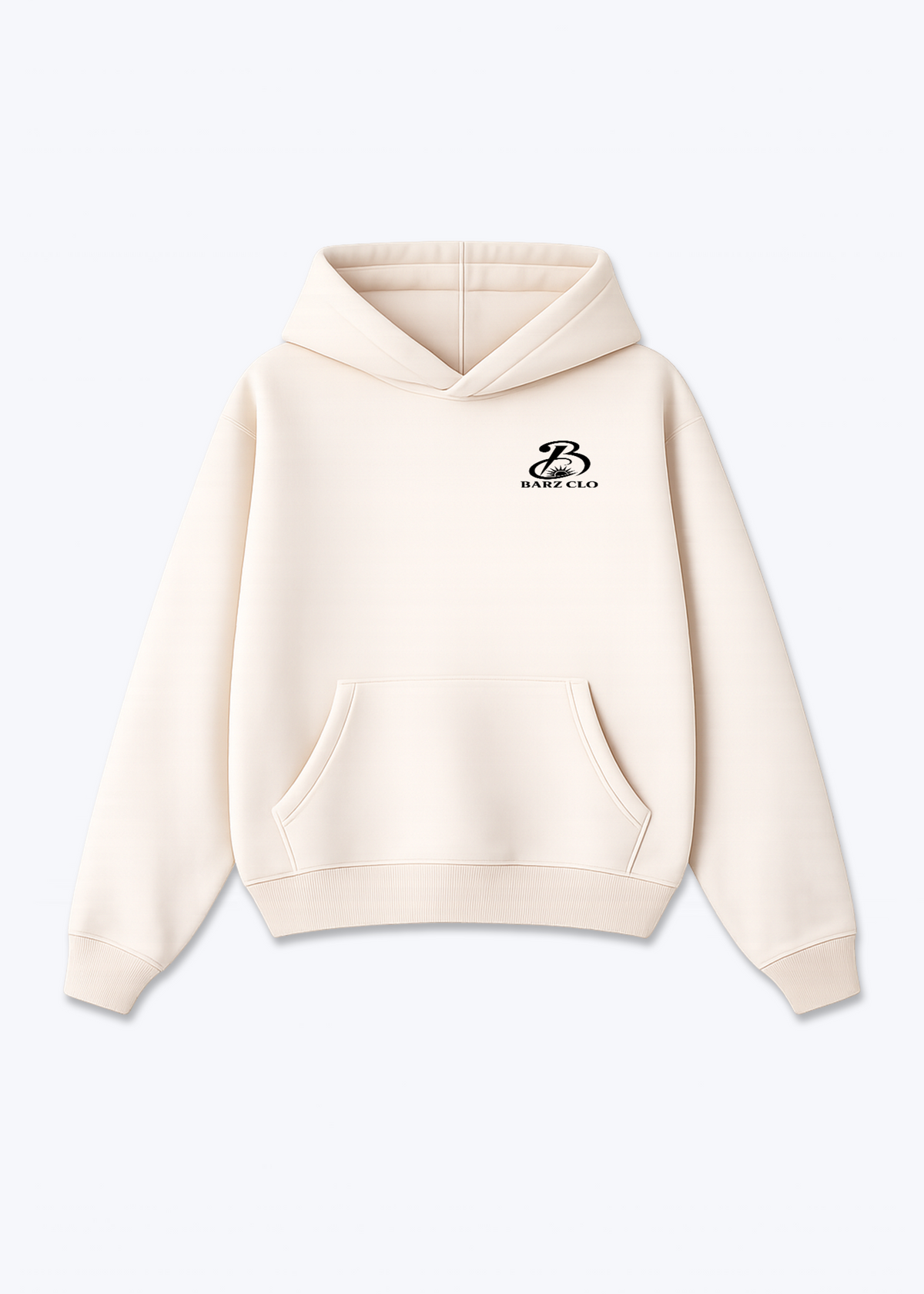 Mardin Gateway Oversized Hoodie - Beige Front (Designed)