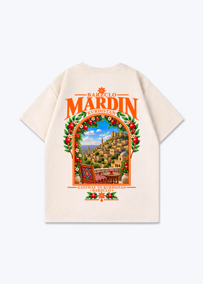 Mardin Gateway Oversized Shirt - Beige Back (Designed)