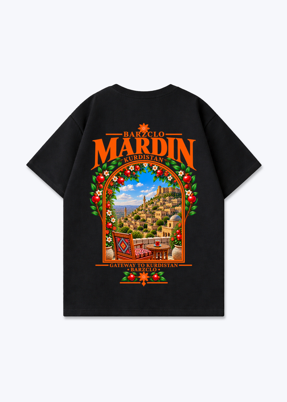 Mardin Gateway Oversized Shirt - Black Back (Designed)
