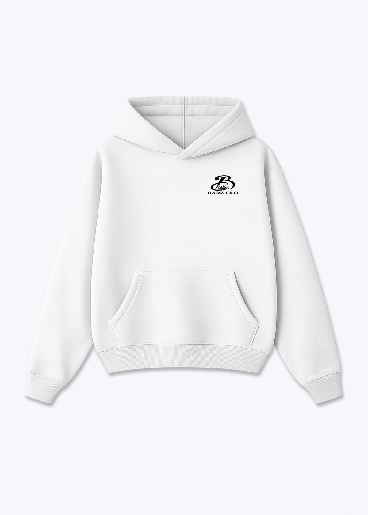 Granat Infusion Oversized Hoodie - White Front (Designed)