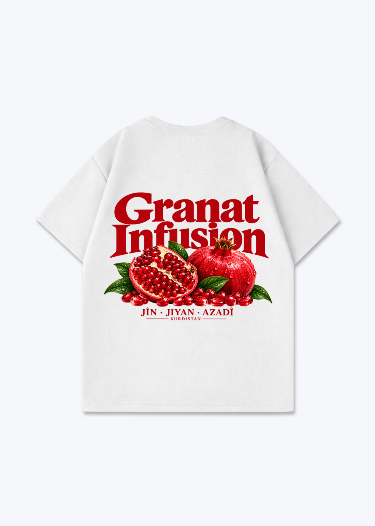 Oversized Shirt - White Back (Designed)