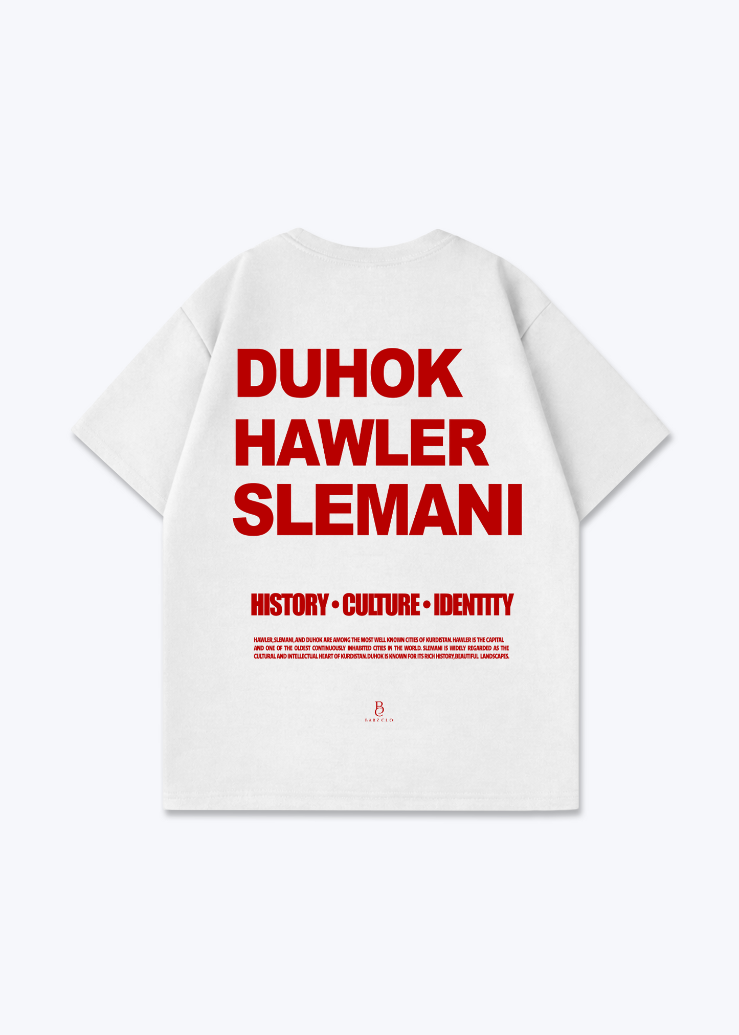 Duhok Hawler Slemani  Oversized Shirt
