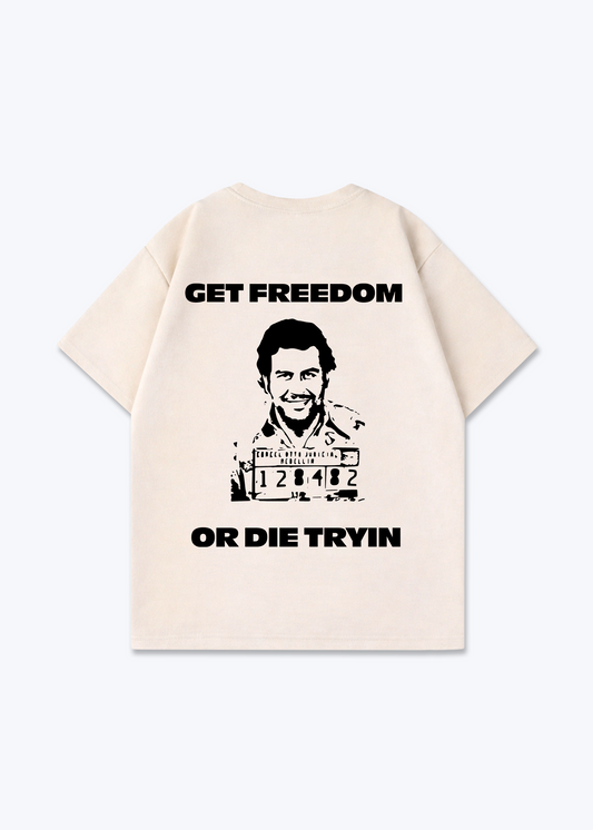 Get Freedom or Die Tryin Oversized Shirt