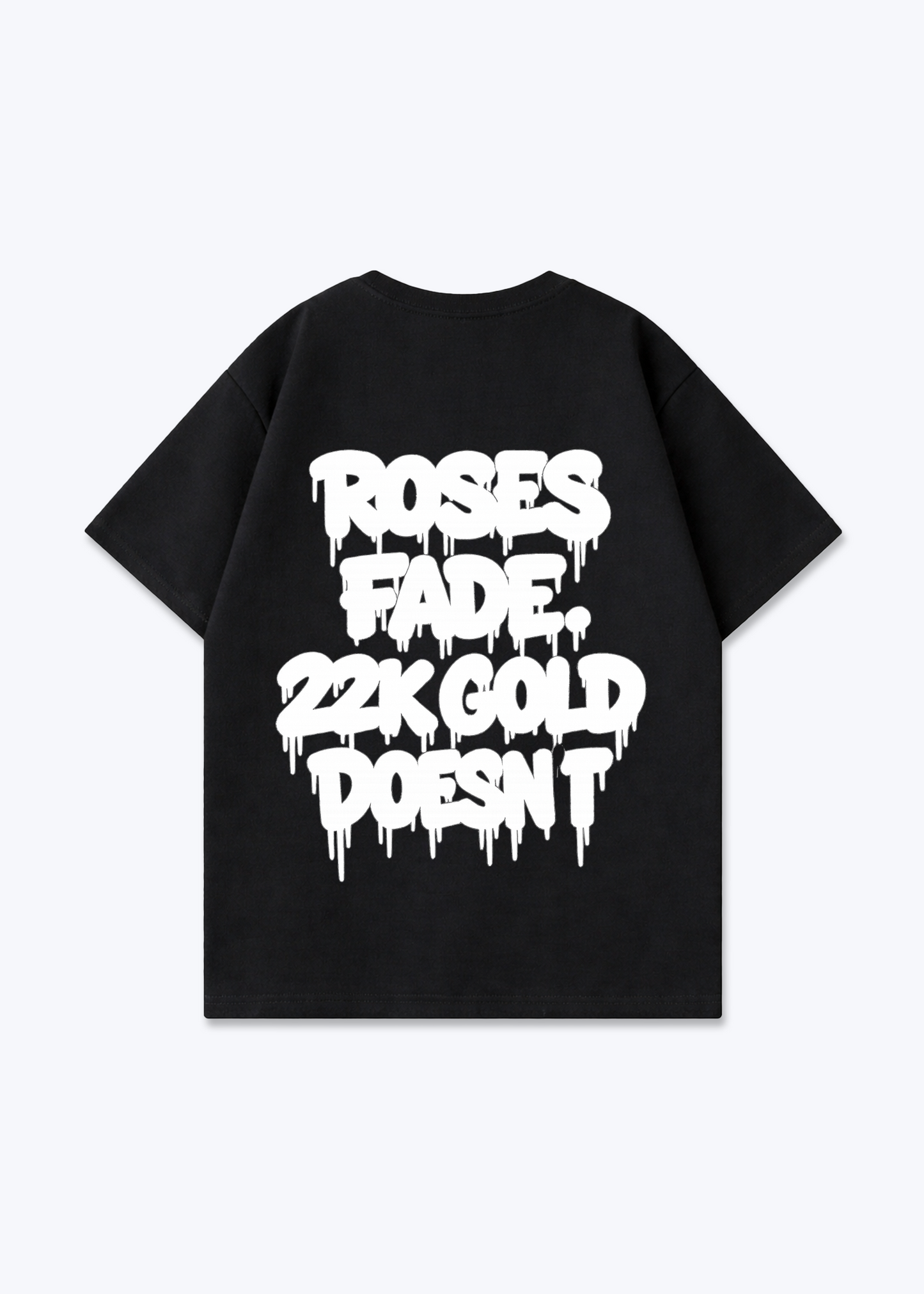 Roses Fade 22K Gold doesent  Oversized Shirt